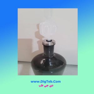 بطری شیشه ای 8 لیتری طرح رم با قفل هوا