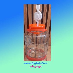 قرابه شیشه ای 10لیتری با قفل هوا